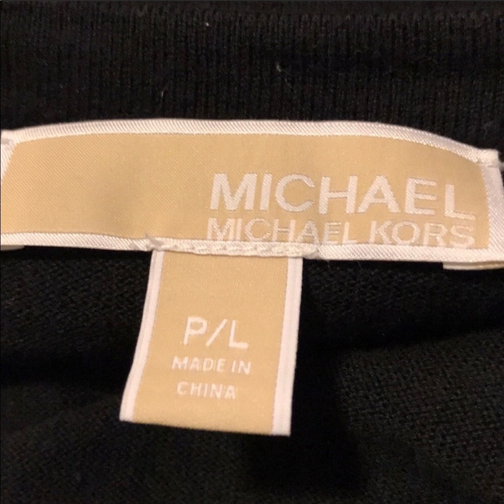 Michael Kors Snakeskin Open Draped Cardigan - Picture 7 of 8